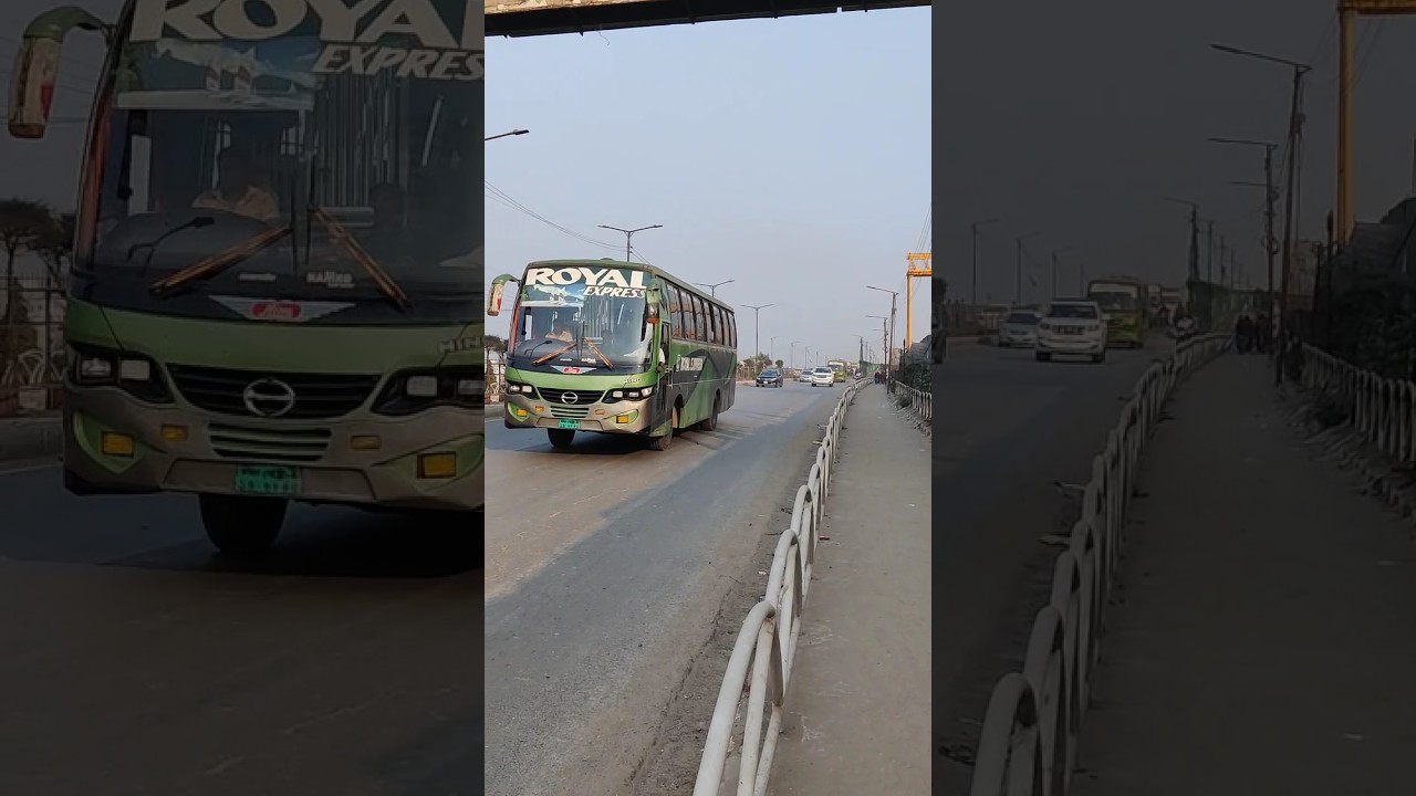 Royal Express Bus. Dhaka To Rajshahi. 