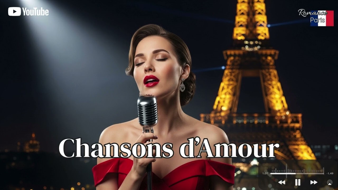 French Love Songs with Parisian Jazz Touch 🎷 Romantic Evening