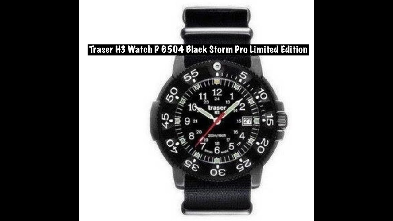 Traser H3 Black Storm Pro Watch