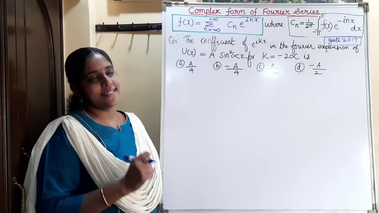 Complex form of Fourier series