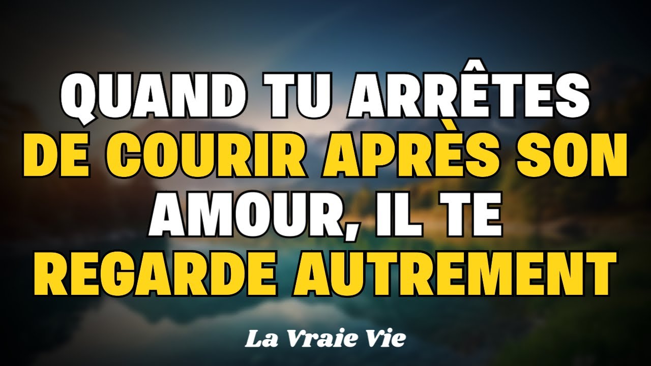 Quand tu te respectes enfin, il te voit autrement