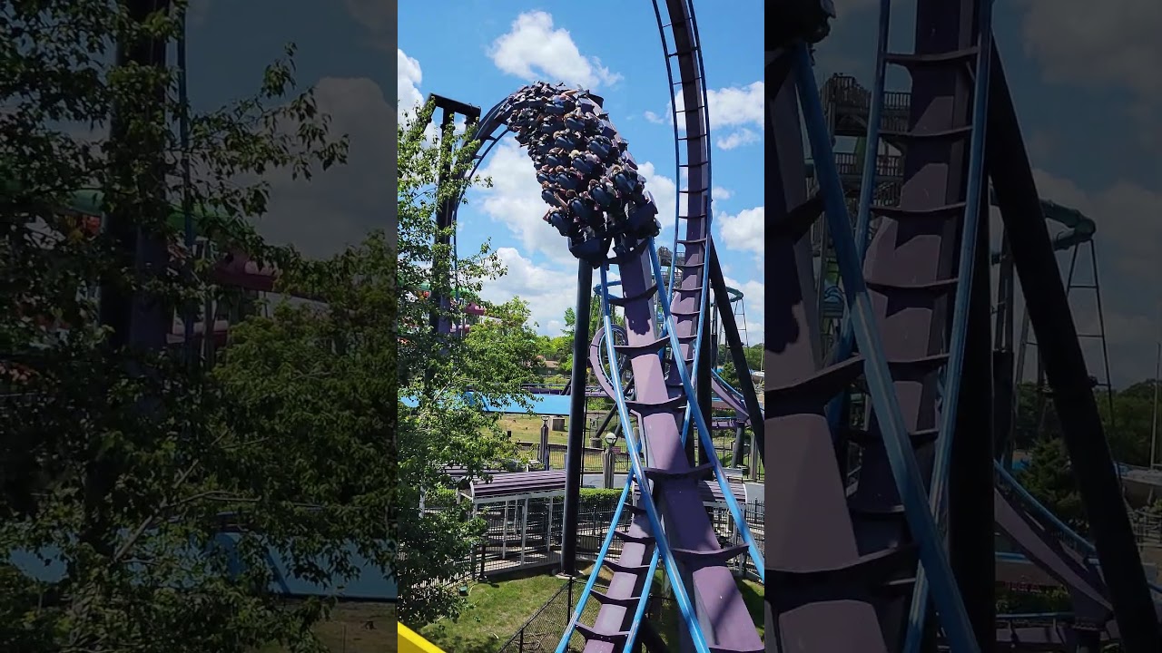 Best Inversion in New England? | Batman the Dark Knight at Six Flags New England