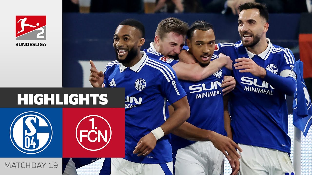 Schalke Takes BIG Step! | Schalke 04 - 1. FC Nürnberg 3-1 | Highlights | Matchday 19 - Bundesliga 2