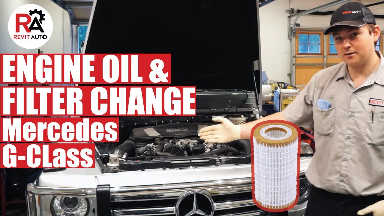 2007-Present Mercedes Benz G-Class Engine Oil & Filter Change