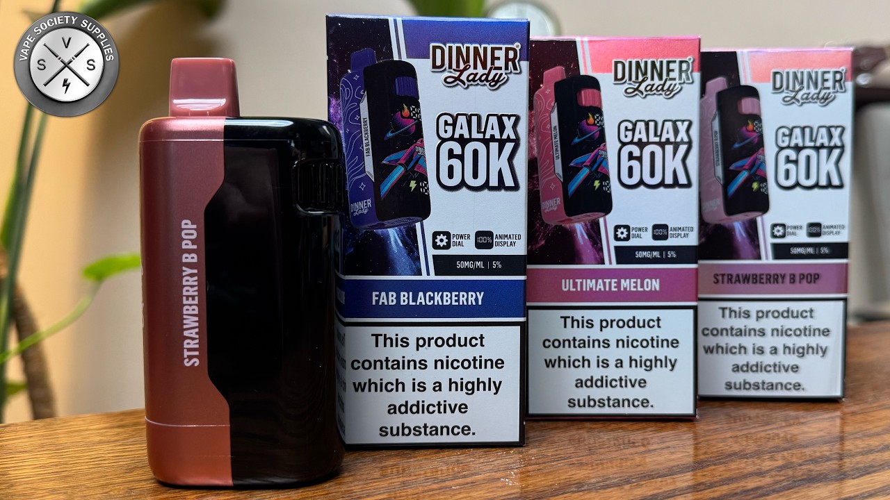 Одноразовая электронная сигарета Dinner Lady Galax | 60 000 затяжек