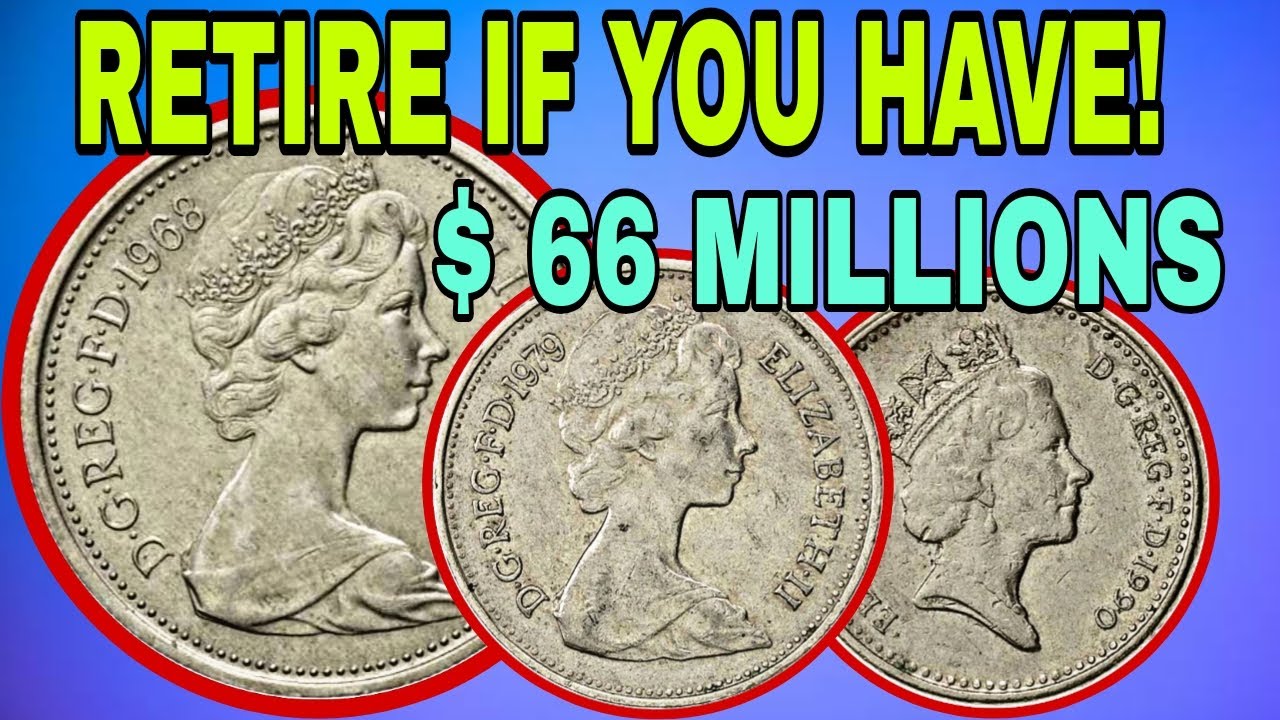 Top 3 UK Five Pence Elizabeth II Coins Worth  Collecting! | 1968, 1979 & 1990