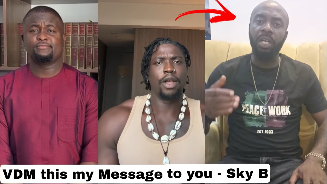 Sky B отправил сообщение Verydarkman после того, как он отреагировал на его ссору с Lucky Udu из-...