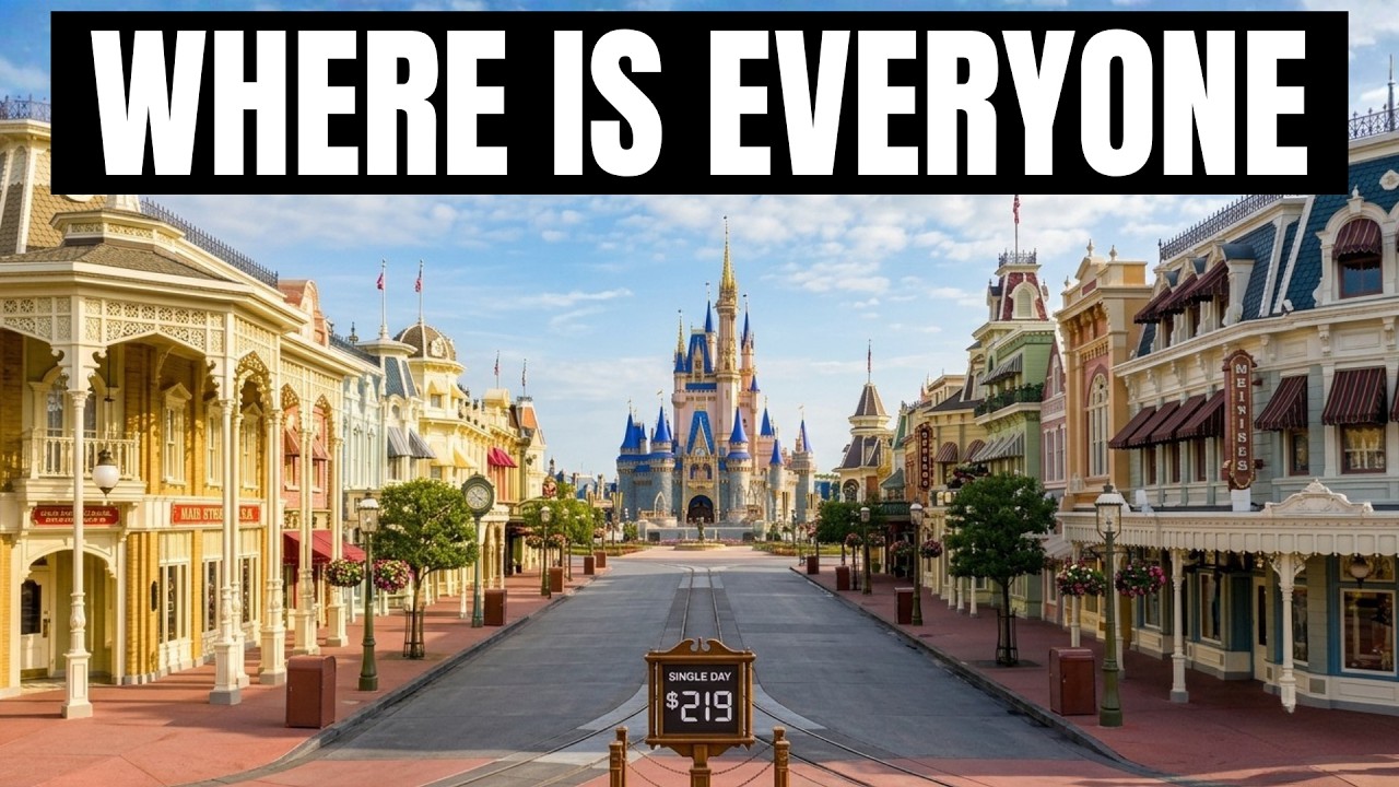 Disney World Is Only For Rich People Now. No Wonder It's Empty.