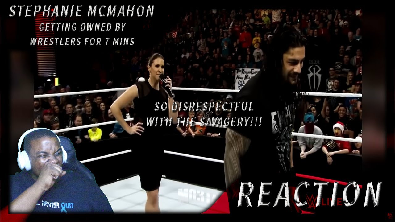 LET THE OWNAGE BEGIN!! | Stephanie Getting Owned By Wrestlers 7 Minutes Straight (REACTION)