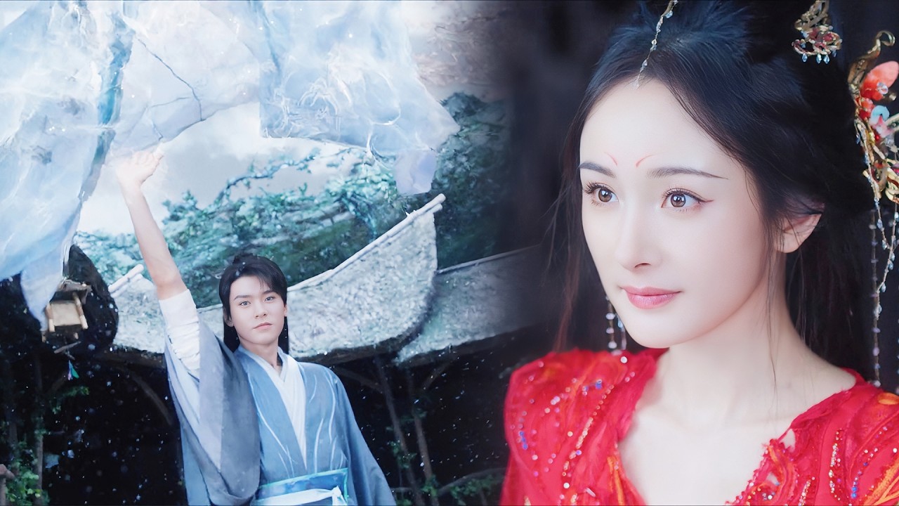 王爺終於認清自己的心決定高調追求灰姑娘，他製造浪漫雪景兩人同撐一把傘，曖昧的肢體接觸讓倆人感情迅速升溫！#狐妖小红娘月红篇 #yangmi #龚俊 #古装 #爱情