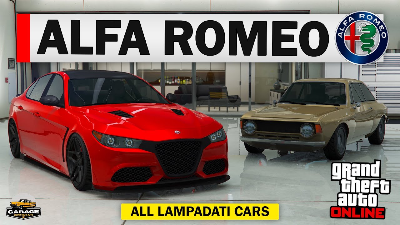 Все машины ALFA ROMEO / Lampadati в GTA 5 Online [2 машины РЕЙТИНГА]