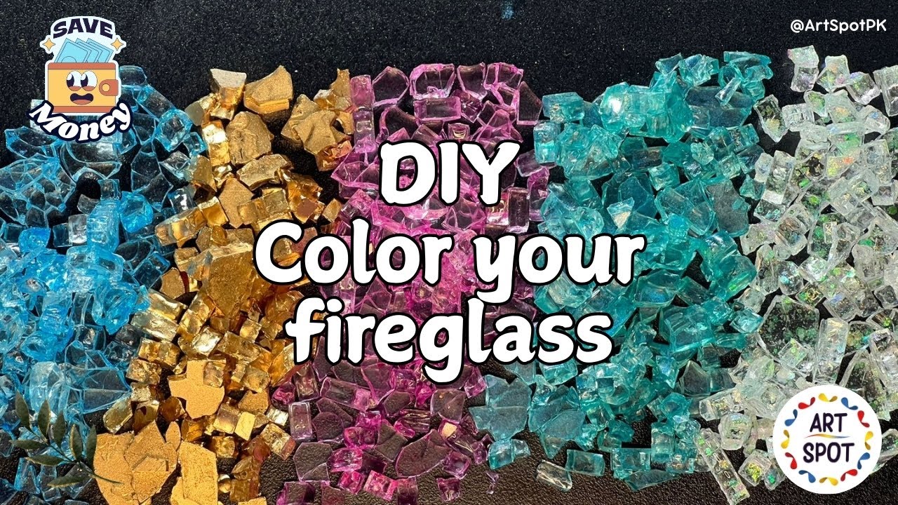 5 Ways to Tint Fireglass at Home | Easy Resin Art Tutorial | Save Money with DIY Fire Glass Coloring