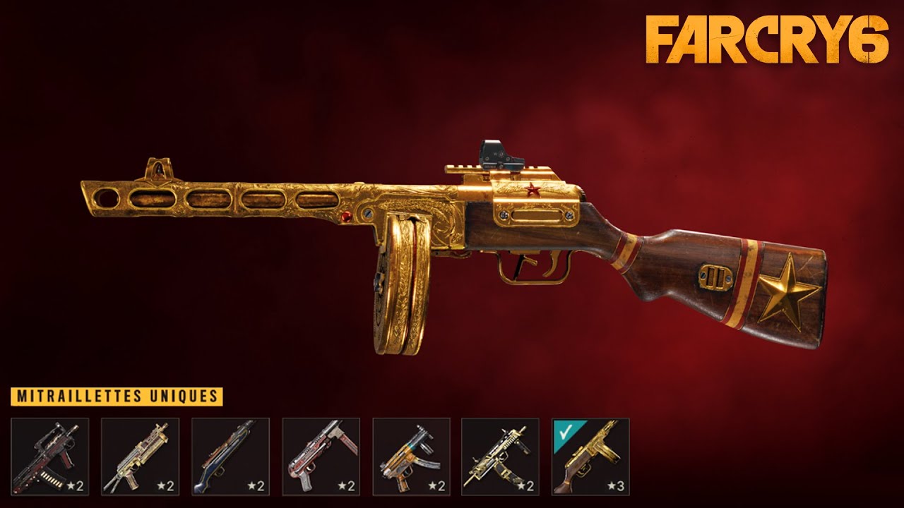 COMMENT AVOIR TOUTES LES MITRAILLETTES UNIQUES DE FAR CRY 6 !