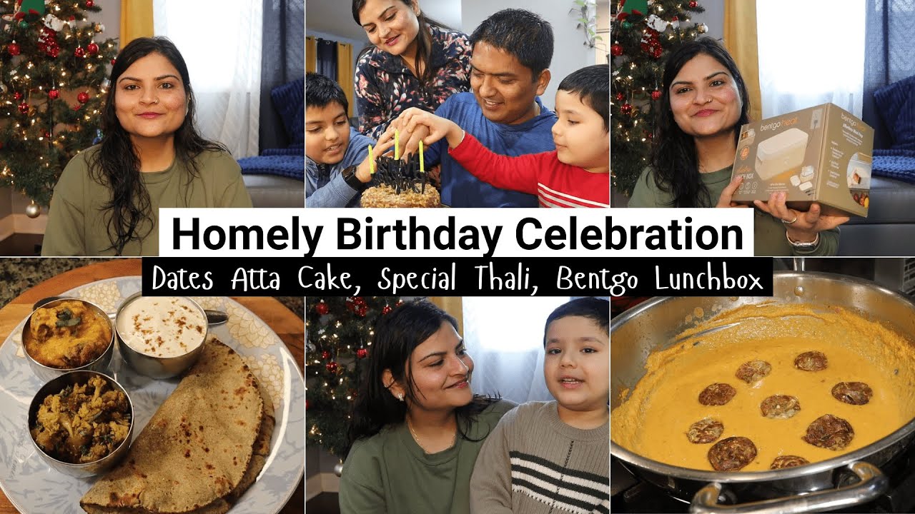 Husband's Homely Birthday Celebration, Baked NO sugar Dates Cake, Holiday Homemaking,Real Homemaking