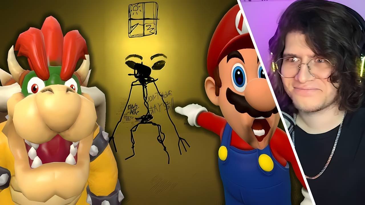 CINIS REACCIONA A MARIO Y BOWSER EN LOS BACKROOMS - GARRY'S MOD (LOQUENDO)
