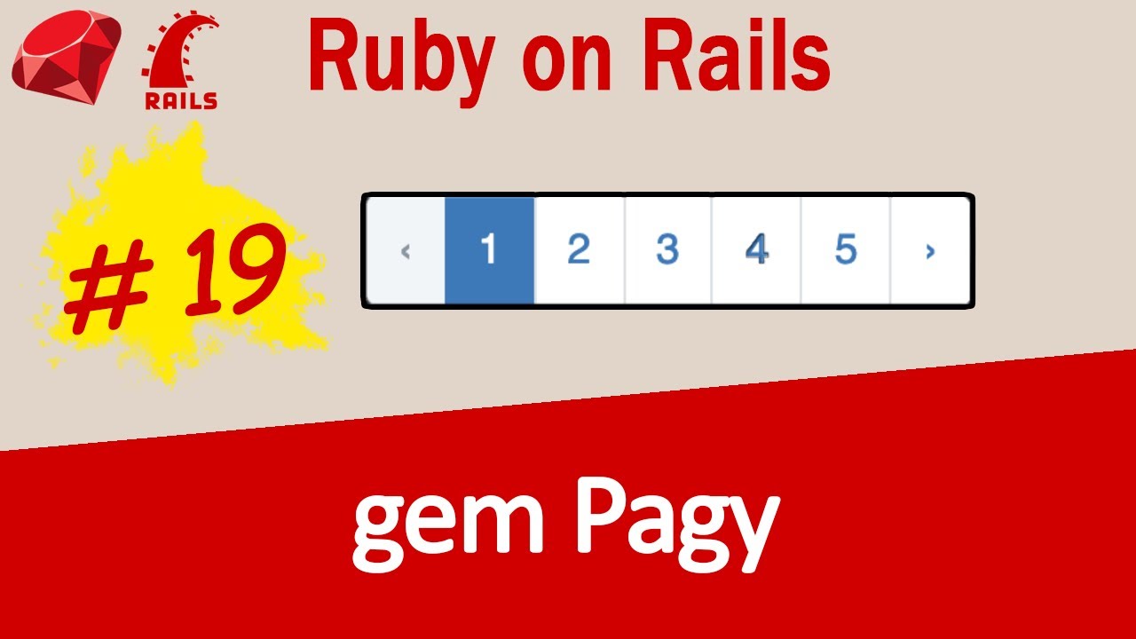 Ruby on Rails #19 Gem Pagy - Ultimate Guide to the best pagination gem