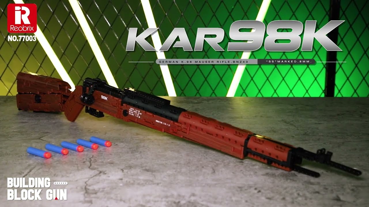 Reobrix 77003 KAR98K Karabiner - KAR98K Karabiner Weapons Collection Waffenkollektion