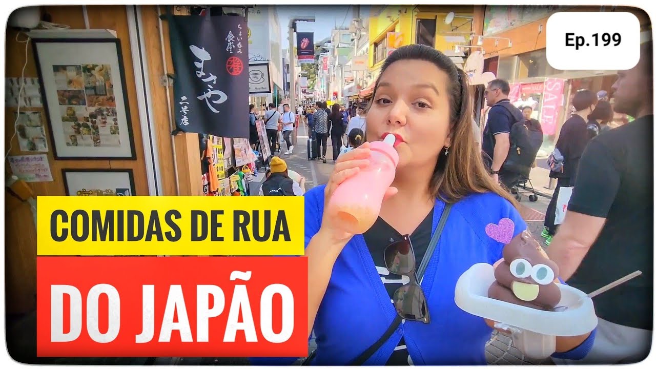 AS ESTRANHAS COMIDAS de RUA do JAPÃO!