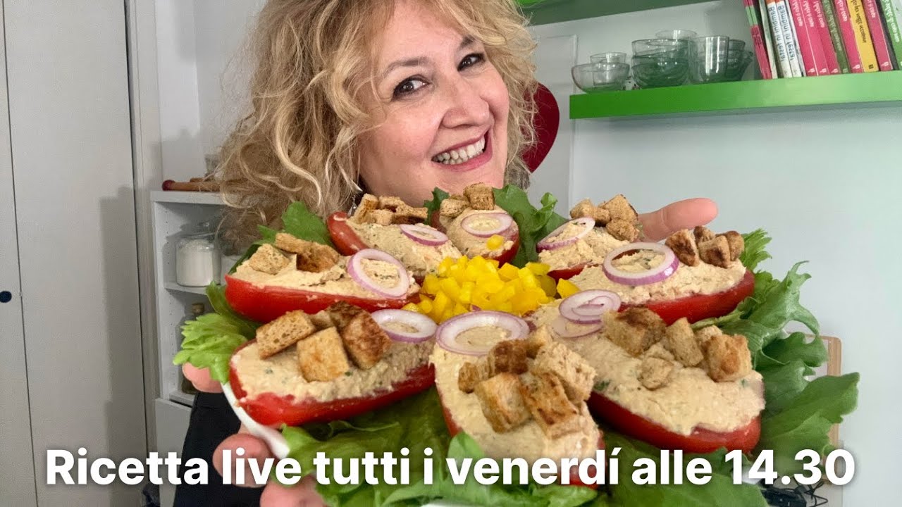 Un piatto freddo in 15 minuti che piacerà a tutta la famiglia: pomodori ripieni, senza maionese