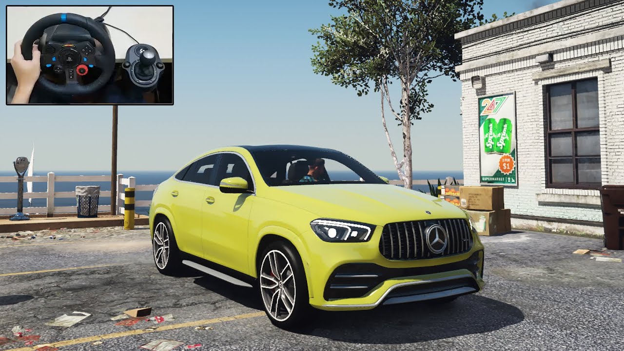 2020 Mercedes-AMG GLE 53 Coupe - GTA 5 with Steering Wheel - Logitech G29 Gameplay