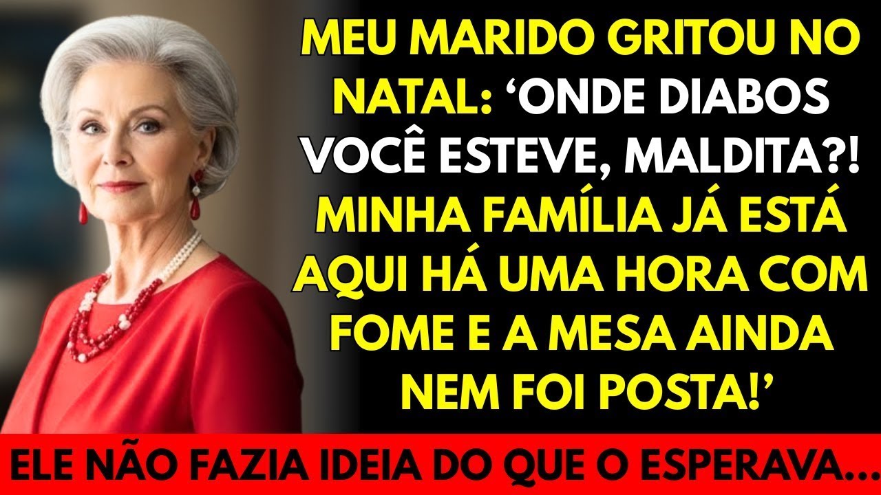 Meu marido me chamou de inutil no Natal! Todos riram    sem saber o que os esperava