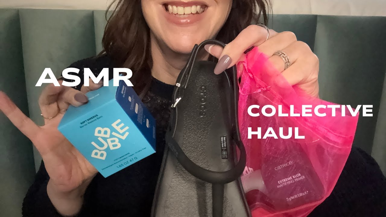 ASMR Collective haul ✨ skincare, sandals and obviously some make-up ✨