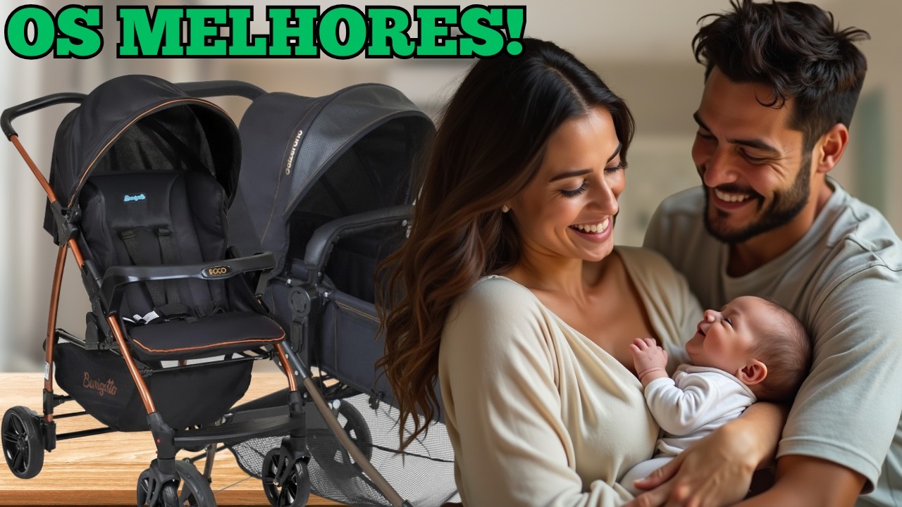 GUIA COMPLETO com os Melhores Carrinhos de Bebê com Bebê Conforto!