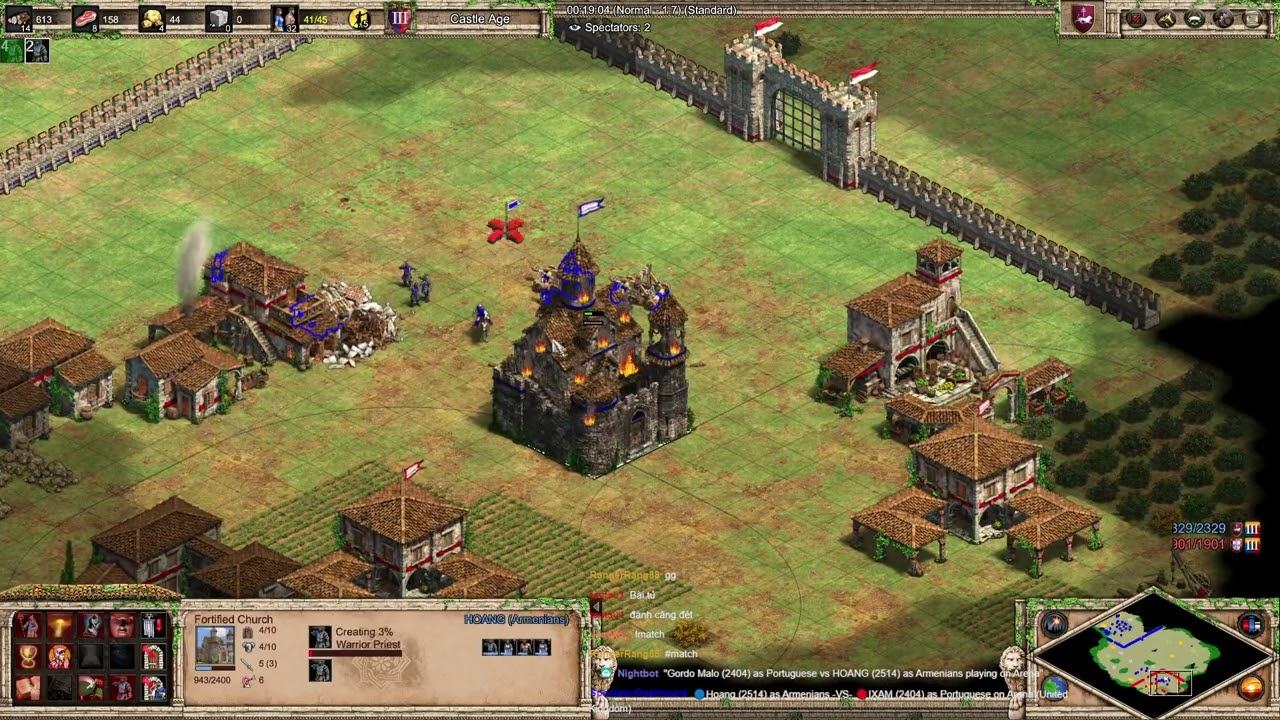 ARENA  VS PORTUGUESE