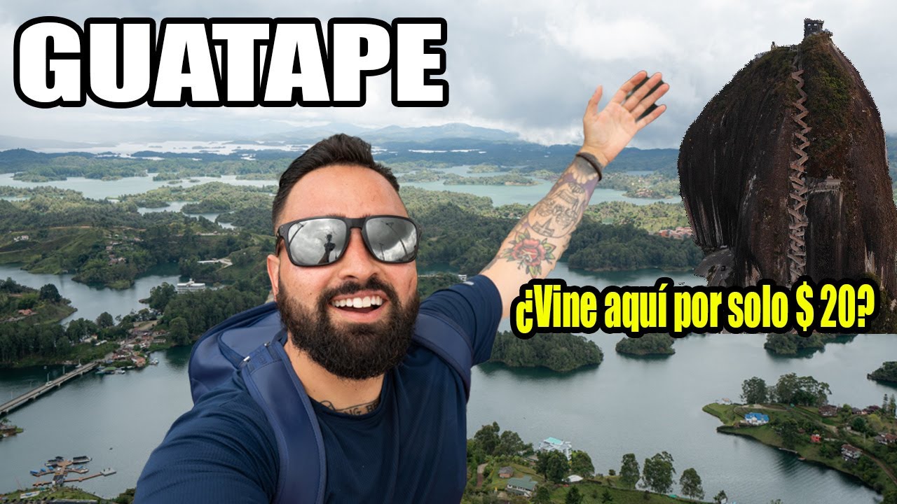 Cómo llegar a Guatape desde Medellín, Colombia con solo 20 dolares!