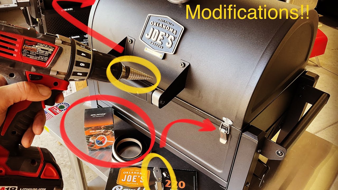 Must Have Modification&rsquo;s to The Oklahoma Joe&rsquo;s Rambler Portable Charcoal Smoker-Grill! / Chicken!