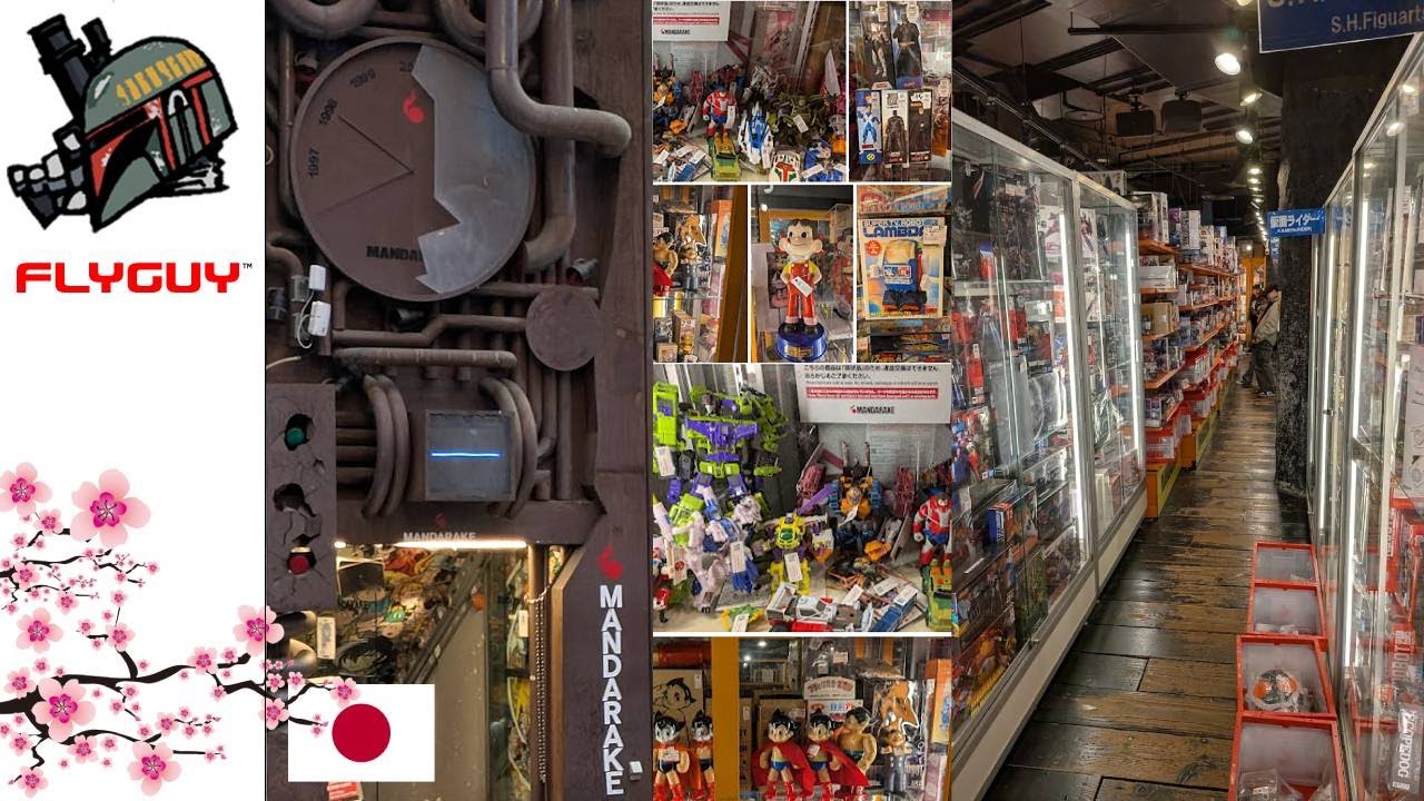 Epic Toy Run at MANDARAKE in Shibuya, Tokyo: Rare Action Figures & Weird Treasures FLYGUYtoys