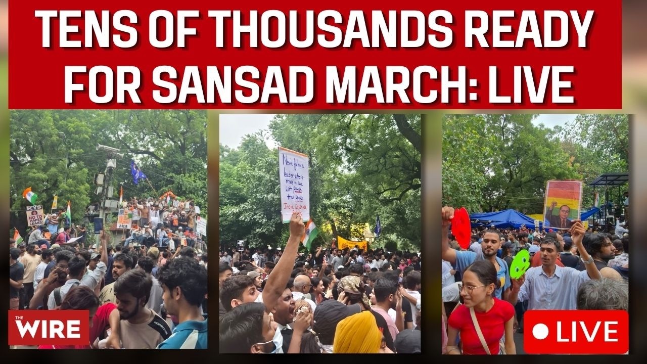 Tens of Thousands Ready for Sansad March: Live