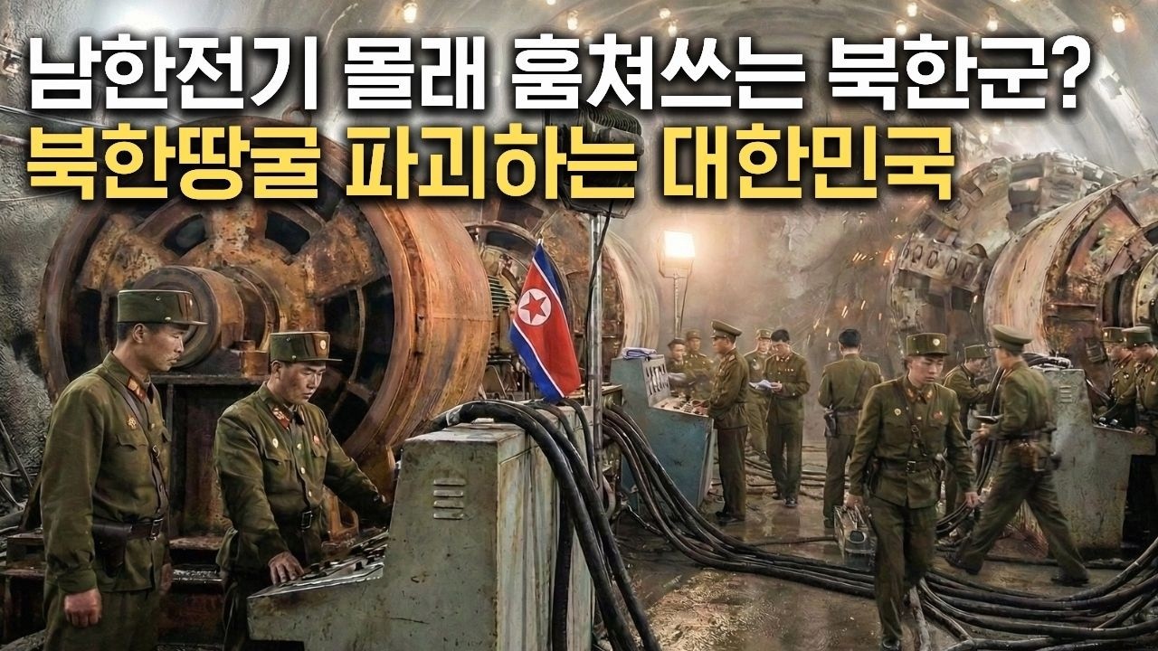 (충격) 경기도 양주 북한땅굴 뚫렸다! 남한전기 훔쳐 쓴 북한군 장갑열차, 땅굴에서 벌어진 대한민국 특전사 VS 북한군 기갑 열차의 미친 혈투