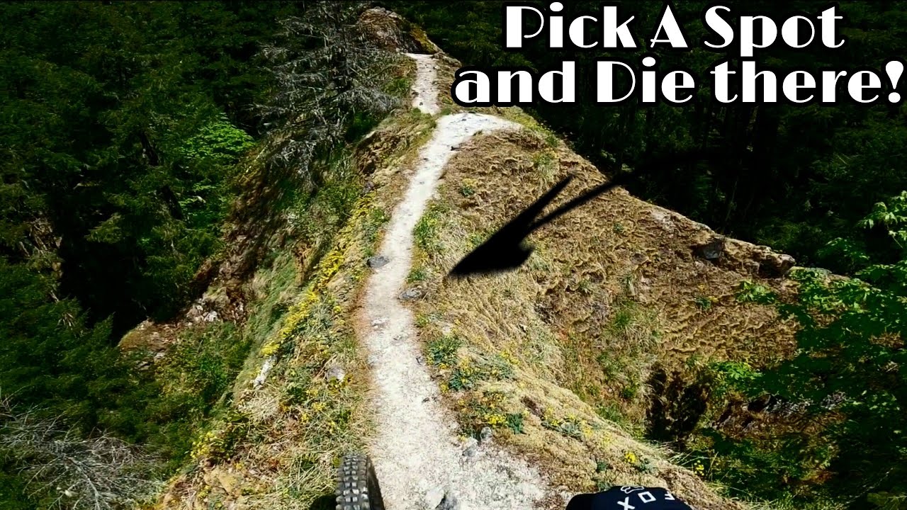 Oregons Scariest Mountain Bike Trail? // Oregon's Hidden Gems