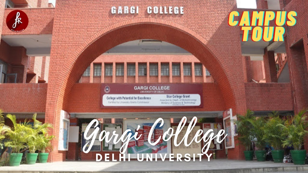 Gargi College (Delhi University) Campus Tour || South Campus || College Fest  - Reverie