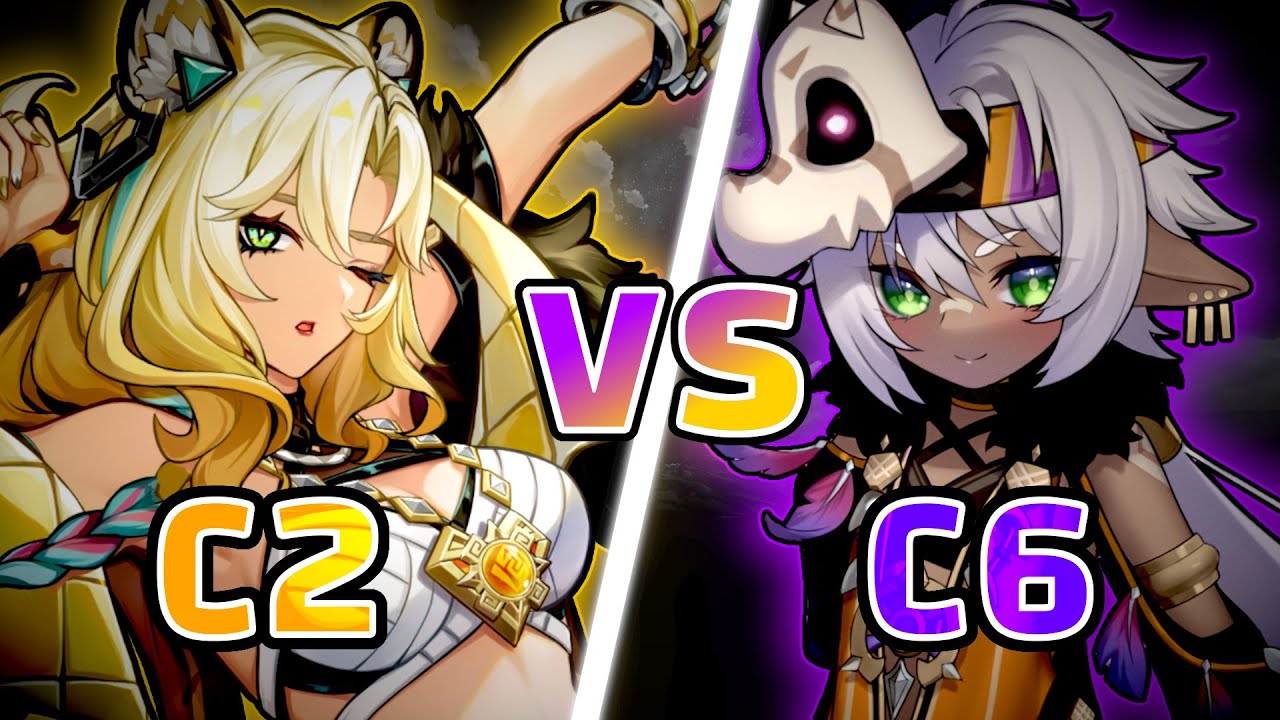 هل C6 إيانسان افضل من C2 شيلونين؟ • C6 Iansan vs C2 Xilonen | قنشن امباكت - Genshin Impact