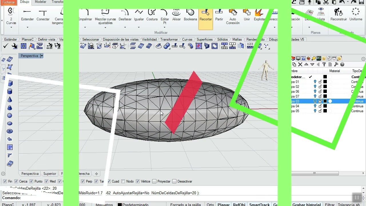 Rhino 3D Tutorials - Malla Desde Puntos