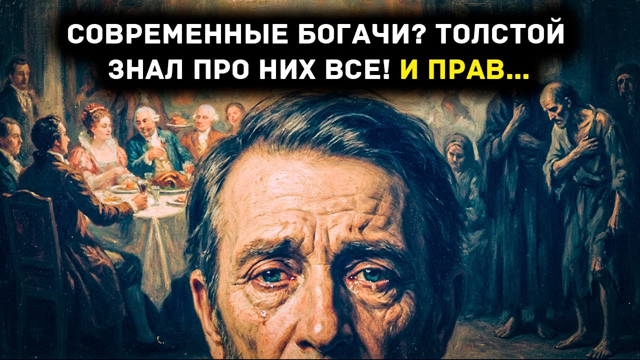 “Свинья в золоте”: кто НИЩИЕ ВНУТРИ по Льву Толстому. И он прав