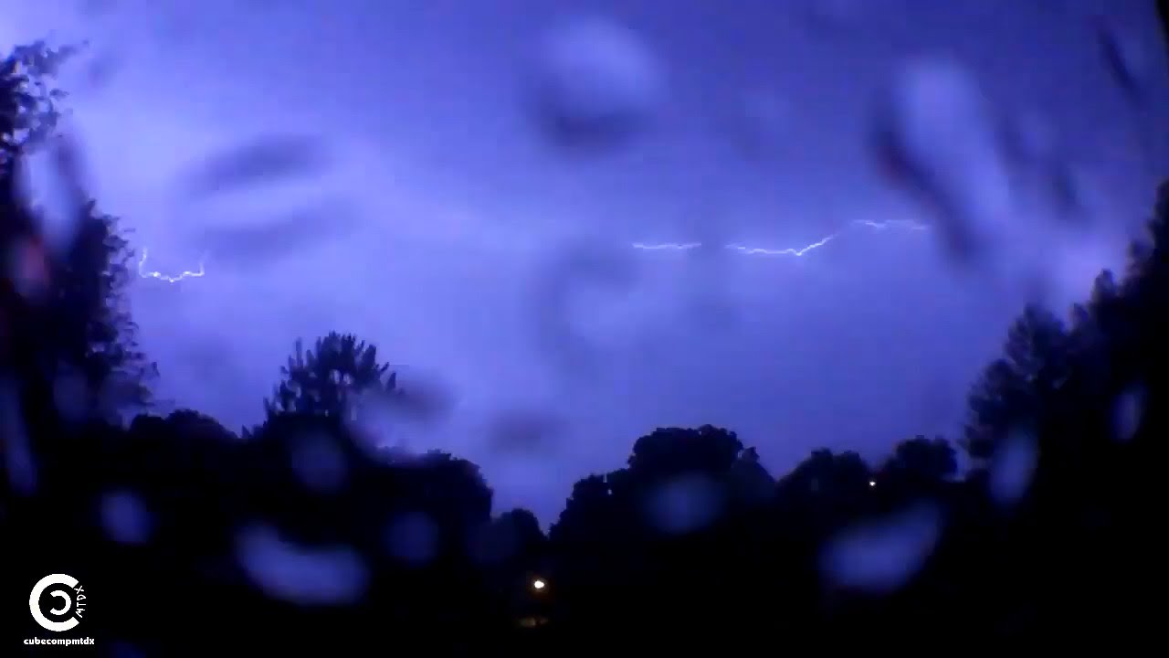 Thunderstorm - 5-9-2024 (StormCam #1 - 4 Hours Footage)