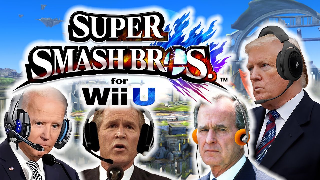 Президенты США играют в Super Smash Bros. на Wii U.