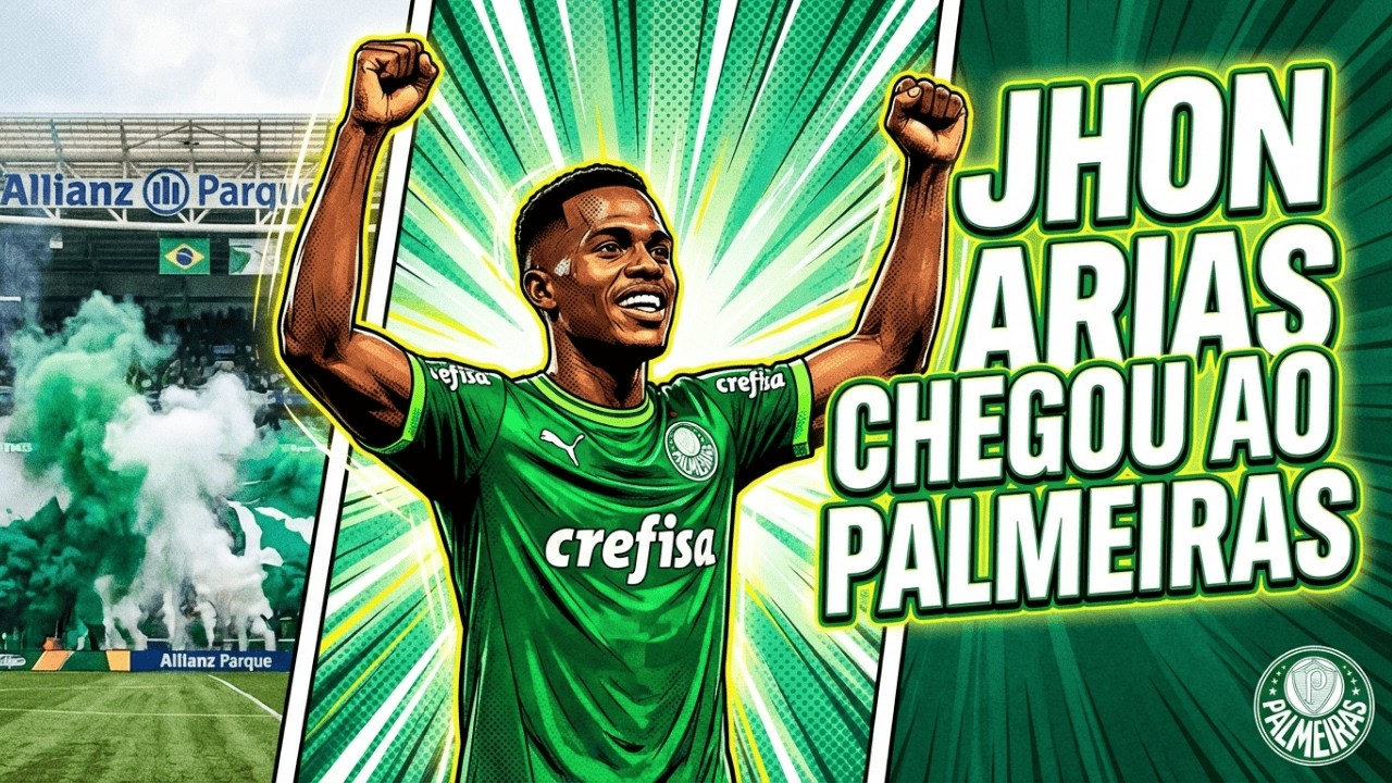 😱 JHON ARIAS CHEGA PRA FAZER HISTÓRIA NO PALMEIRAS - VEJA OS DETALHES!