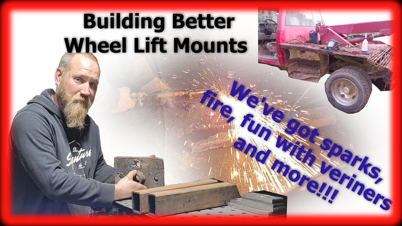 How to building better tow truck Wrecker Wheel Lift Mounts Part 1