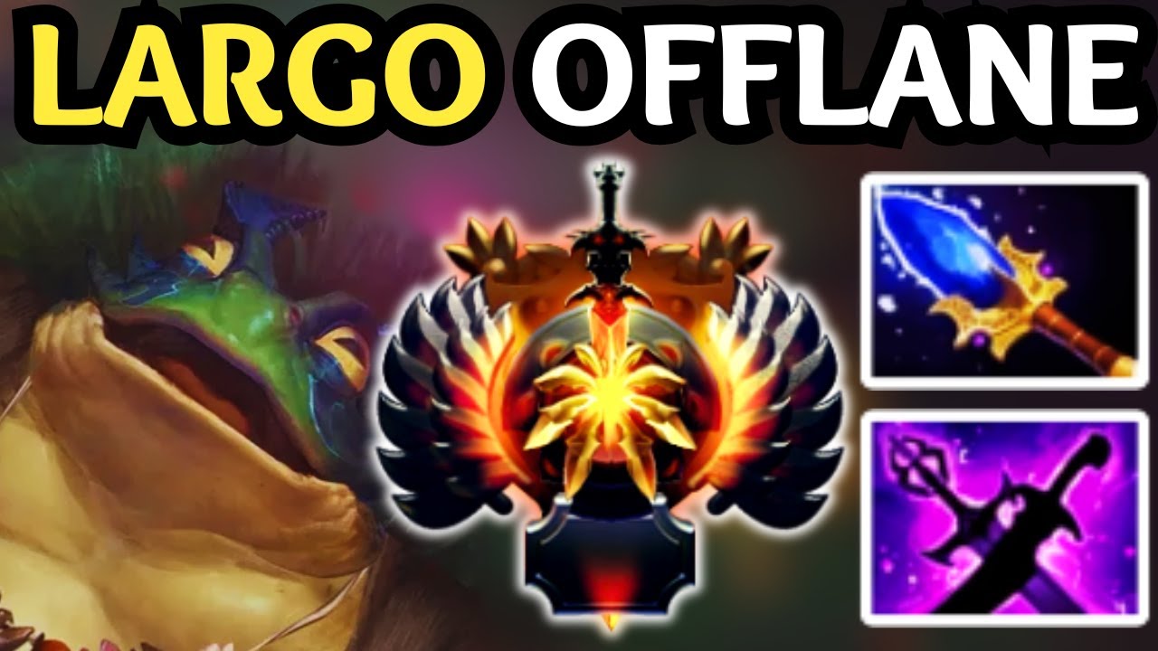 🔥 LARGO OFFLANE — BUFF UP WITH SONG 🎵 ENEMY CAN’T MOVE 🎵 | DOTA 2 🔥