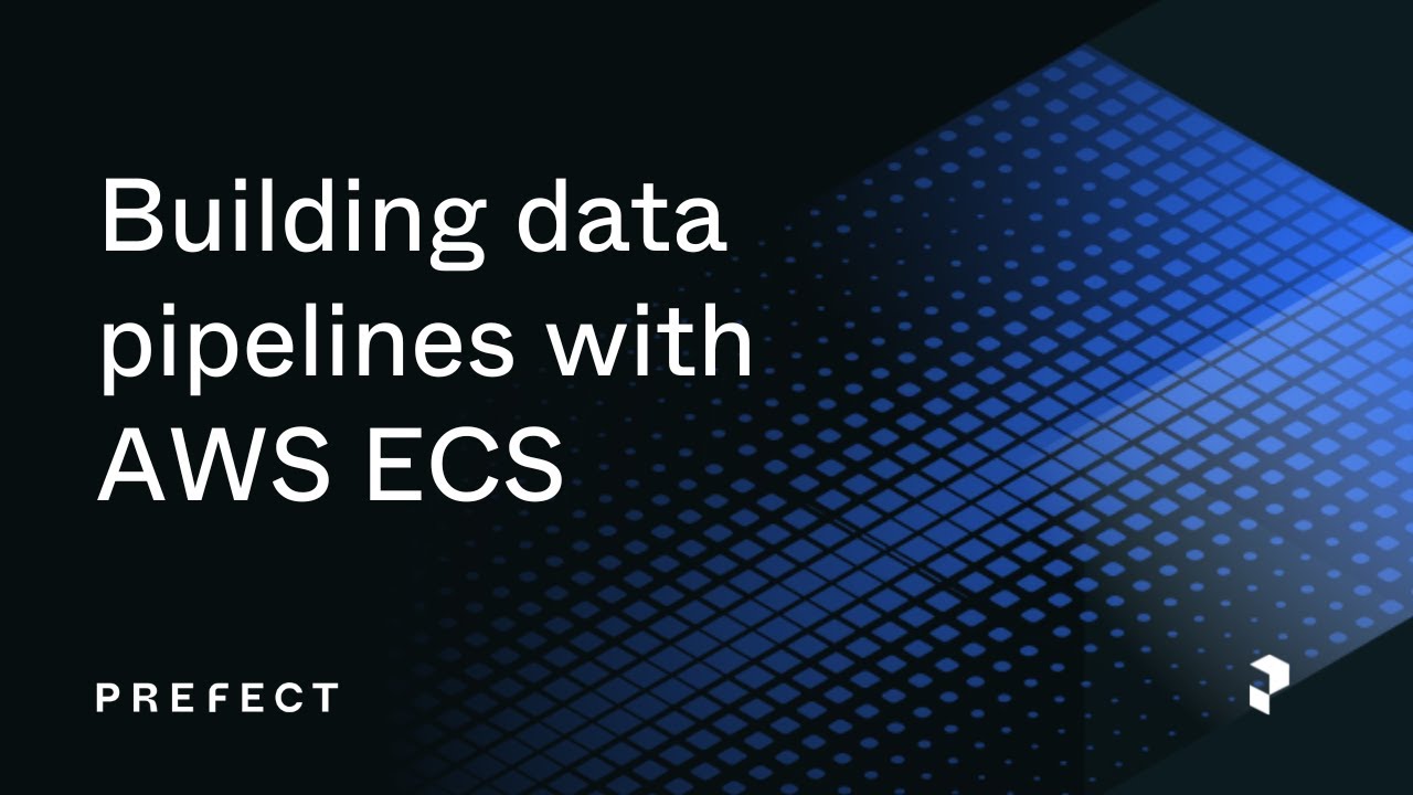 Livestream: Building data pipelines with AWS ECS