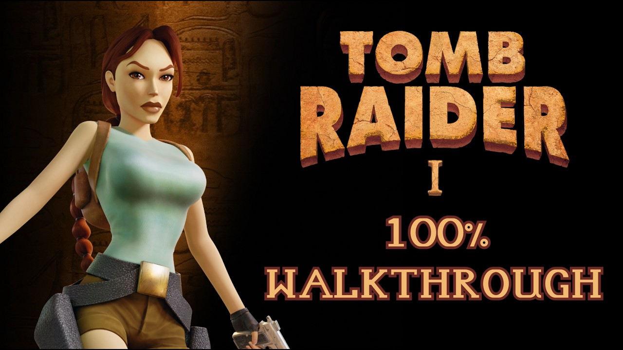Tomb Raider 1 – 100% Walkthrough | Pickups, Enemies, Tiles, Pistols Only, No Meds, Under 5 Hours
