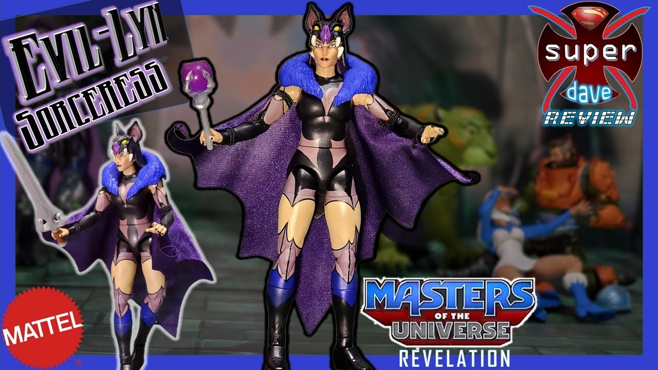 Sorceress Evil-Lyn MOTU Revelation Action Figure Review | Masters of the Universe
