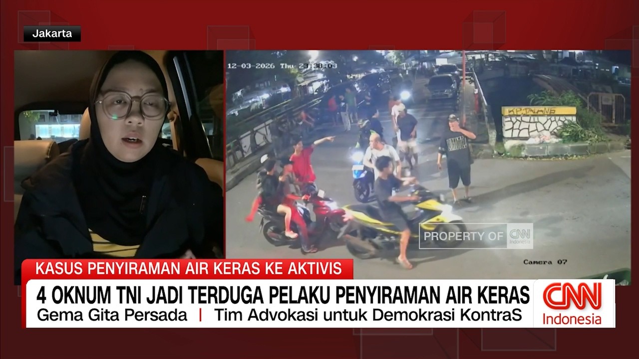 4 Oknum TNI Jadi terduga Pelaku Penyiraman Air Keras