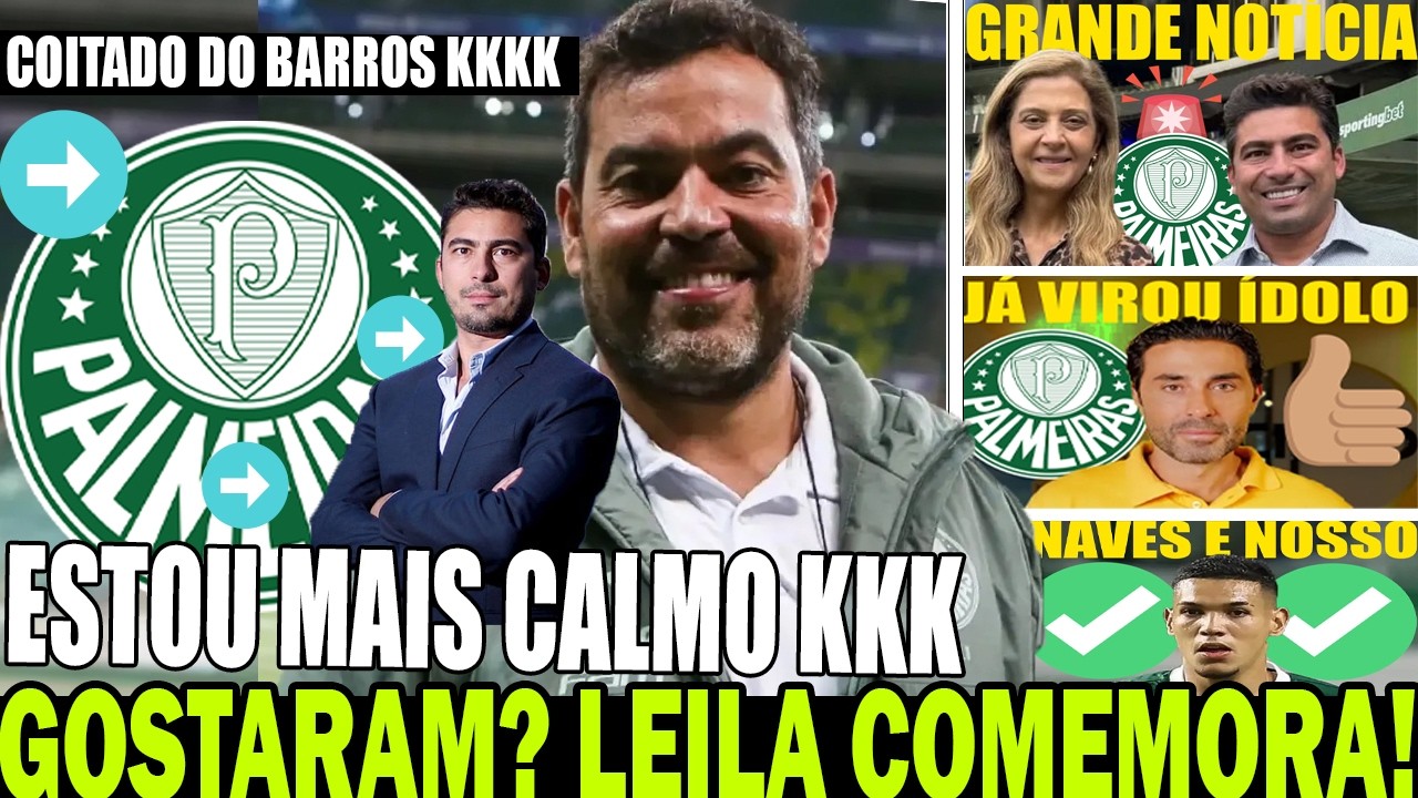 ANÚNCIO OFICIAL DO PALMEIRAS CHOCA TORCIDA! NOVO JP SAMPAIO ANIMA! CIMED ANUNCIOU! BARROS JÁ ERA