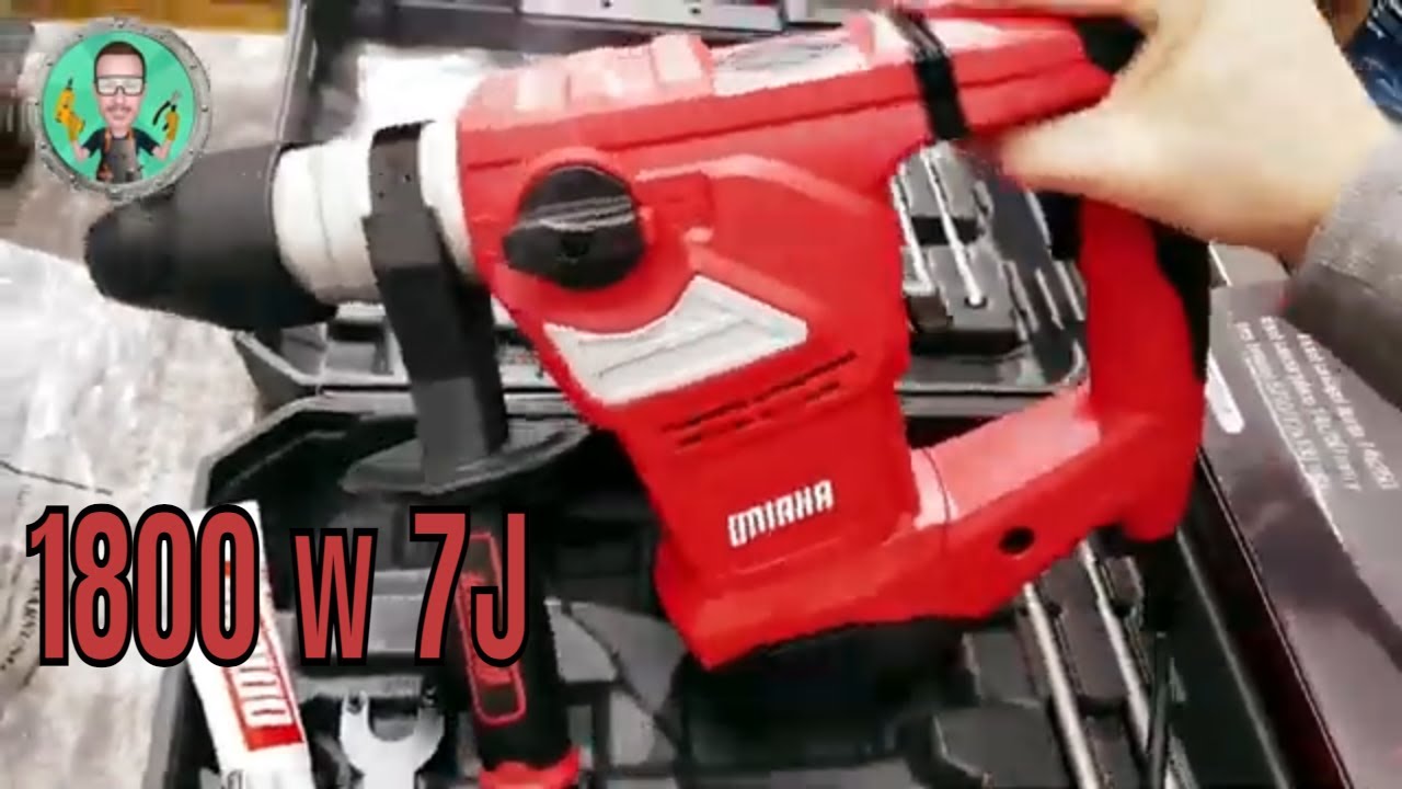 No compres sin ver este VIDEO Rotomartillo Omaha 1800w 7J
