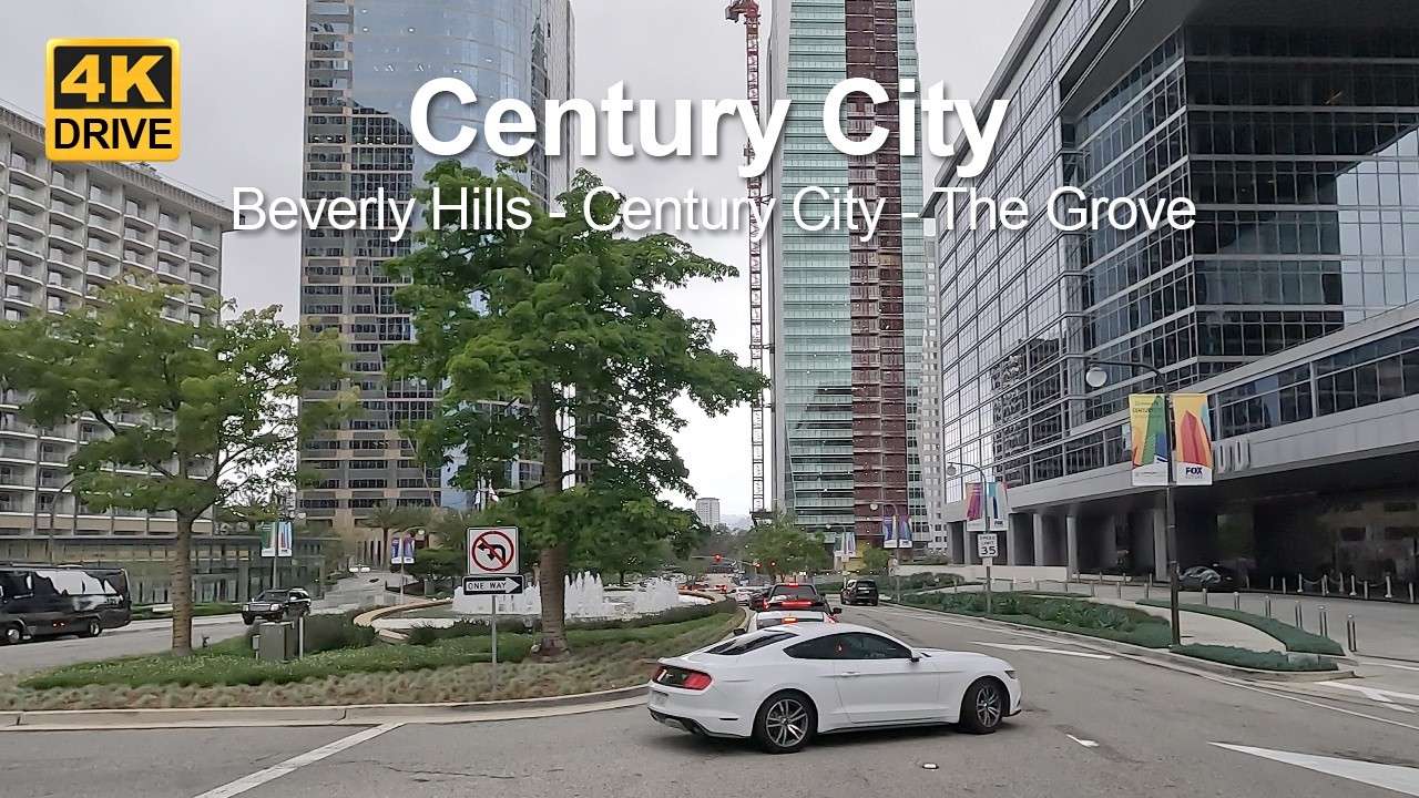 4K Drive | A journey from Beverly Hills, through Century City, to The Grove